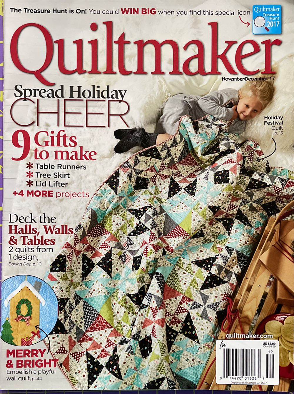 Quiltmaker  (November) magazine collectible [Barcode 07447001626712] - Main Image 1