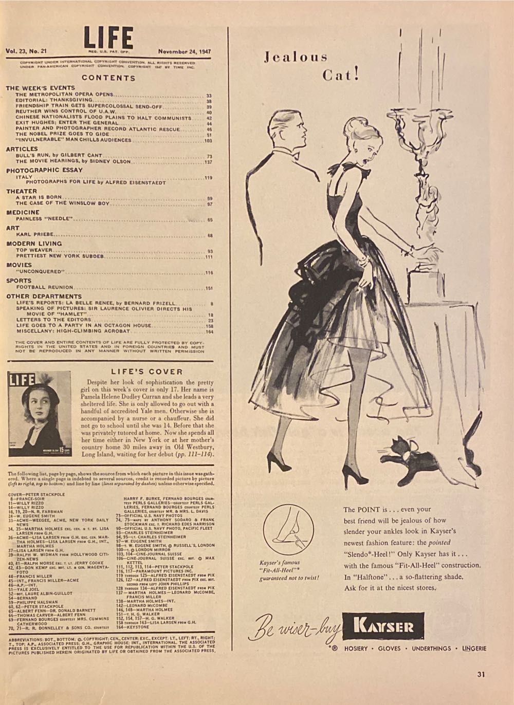 Life  (November) magazine collectible - Main Image 3