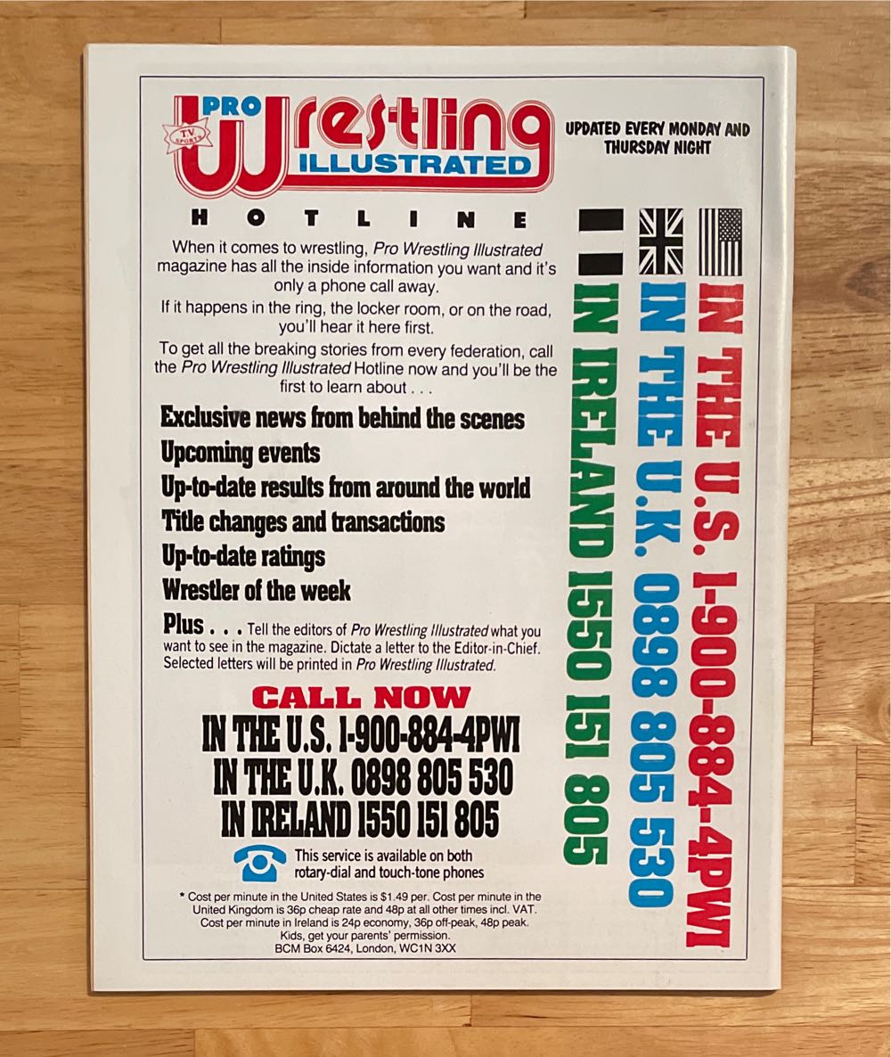 Pro Wrestling Illustrated  (July) magazine collectible [Barcode 07224600388607] - Main Image 2