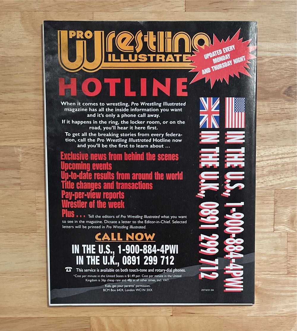Pro Wrestling Illustrated  (December) magazine collectible [Barcode 72262700388112] - Main Image 2