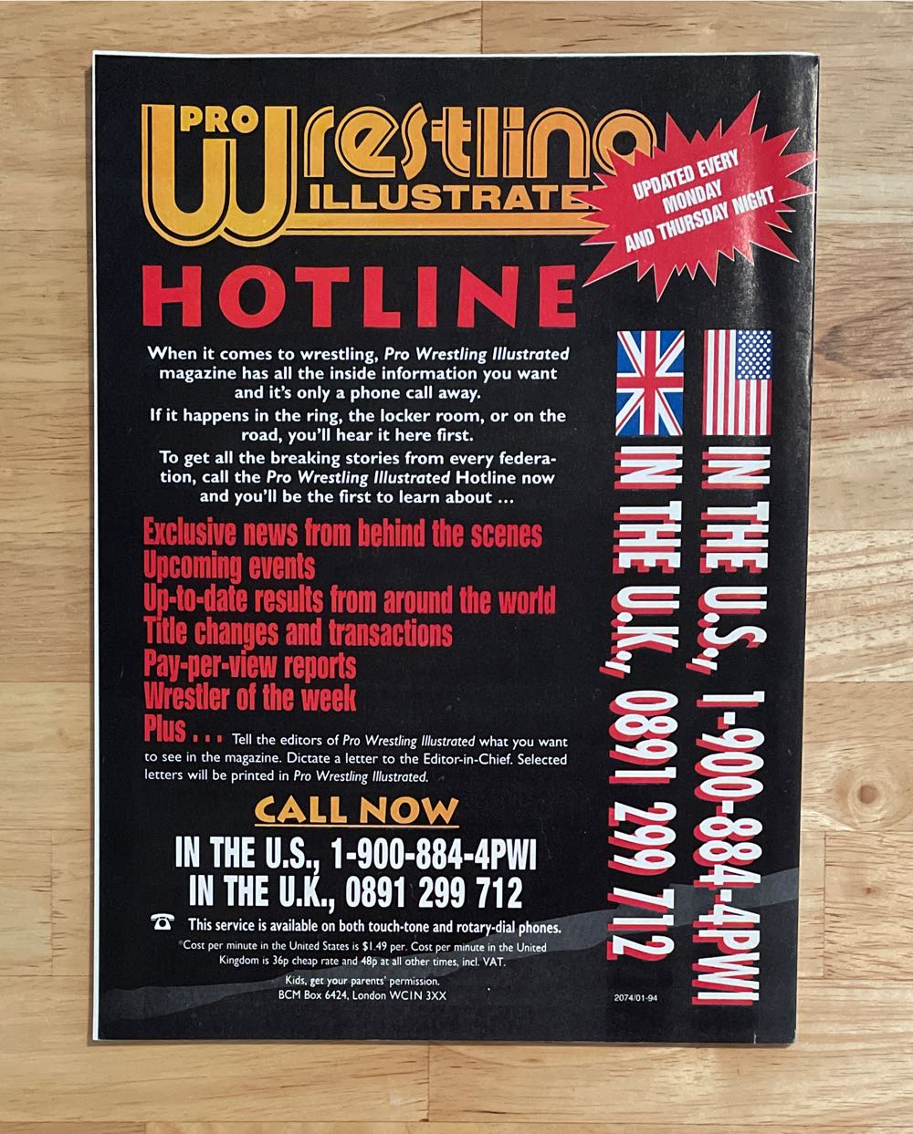 Pro Wrestling Illustrated  (December) magazine collectible [Barcode 07224600388613] - Main Image 2