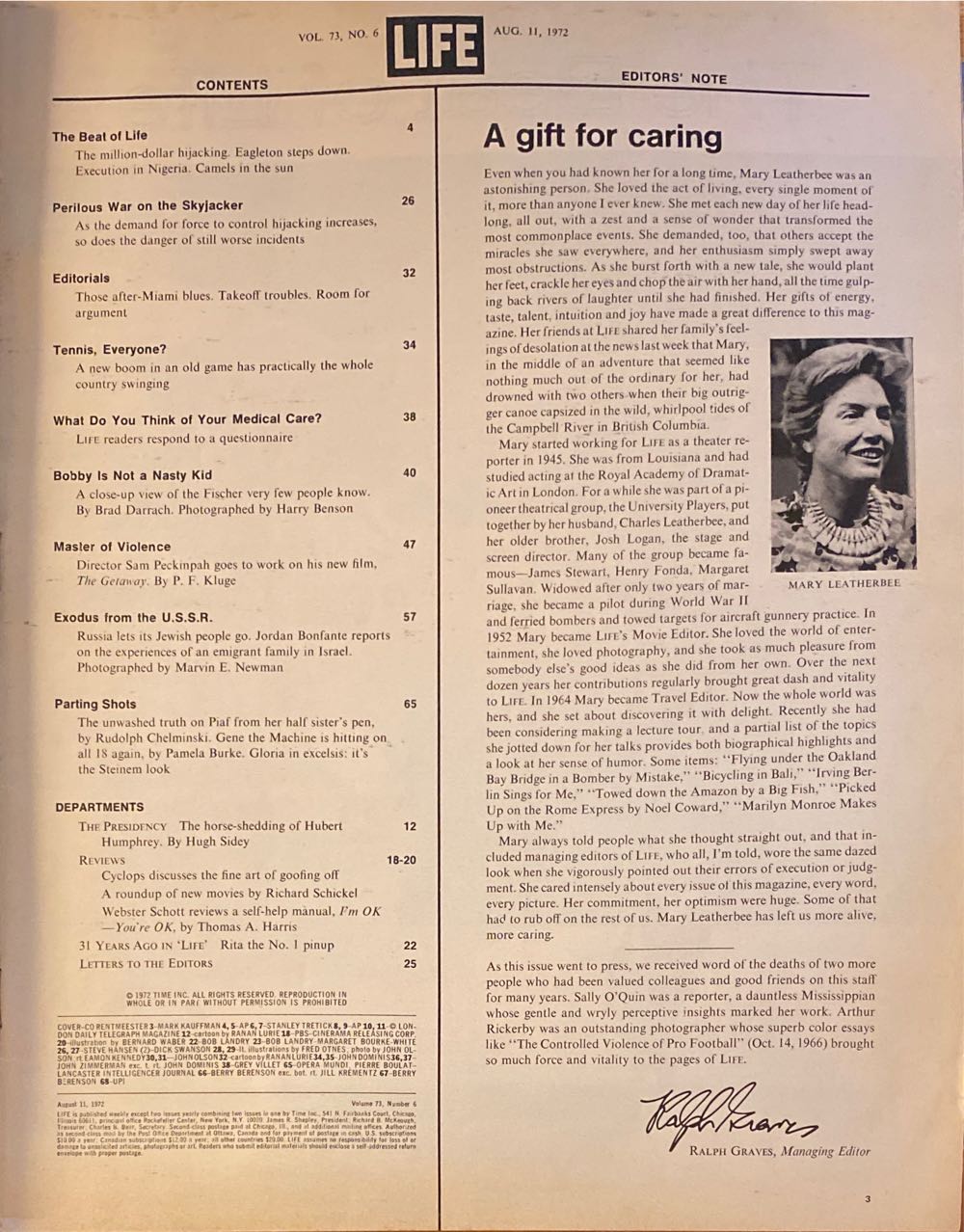 Life  (August) magazine collectible - Main Image 3