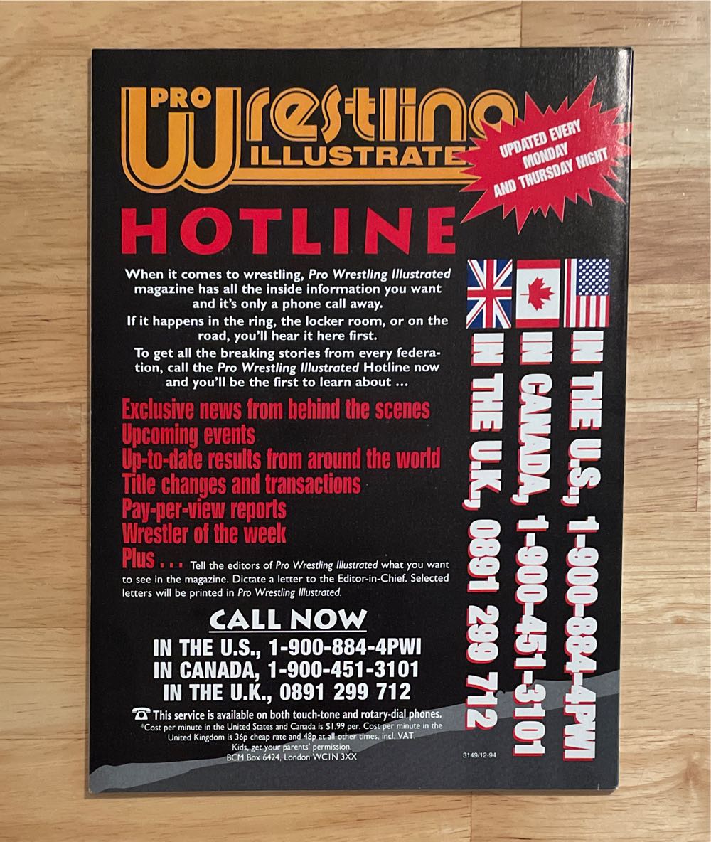 Pro Wrestling Illustrated  (August) magazine collectible [Barcode 07224600388608] - Main Image 2