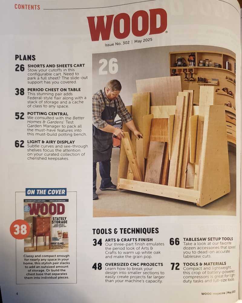 Wood - May 2025  (May) magazine collectible [Barcode 01400514072205] - Main Image 2