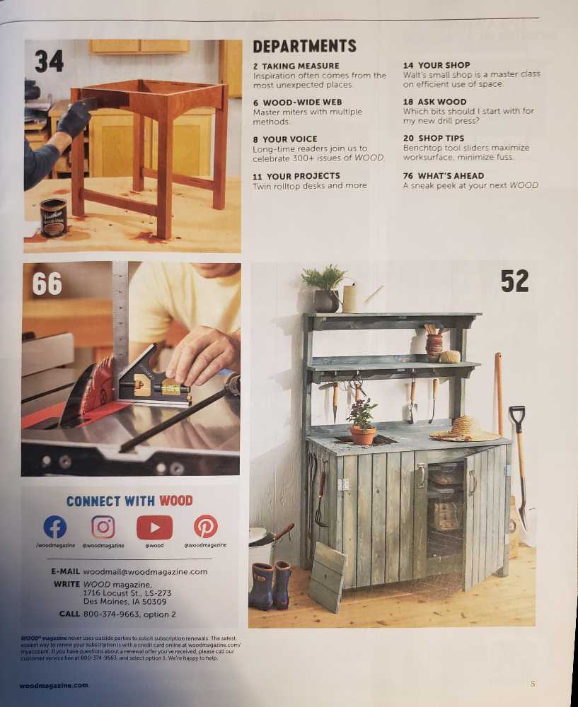 Wood - May 2025  (May) magazine collectible [Barcode 01400514072205] - Main Image 3