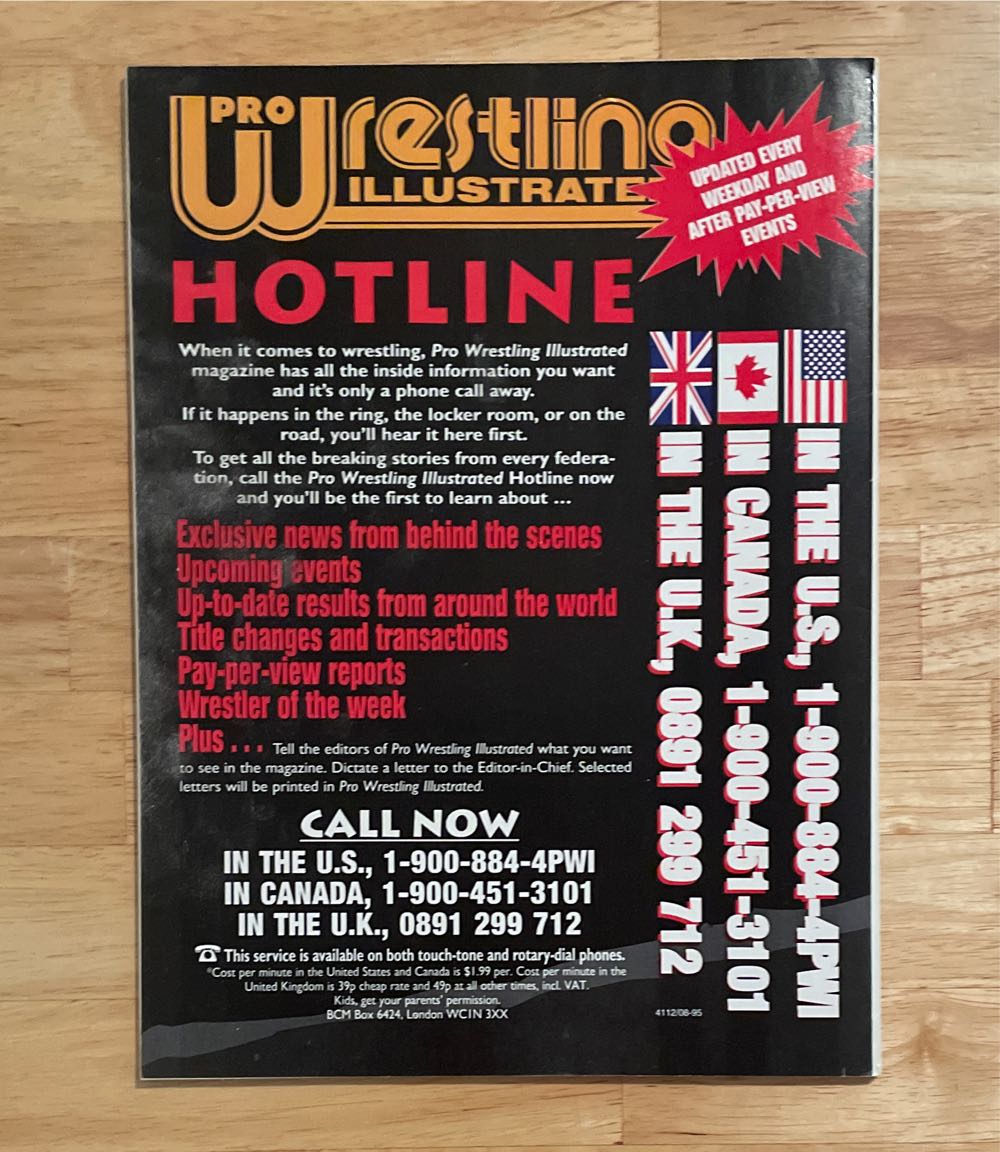 Pro Wrestling Illustrated  (April) magazine collectible [Barcode 07189600388804] - Main Image 2