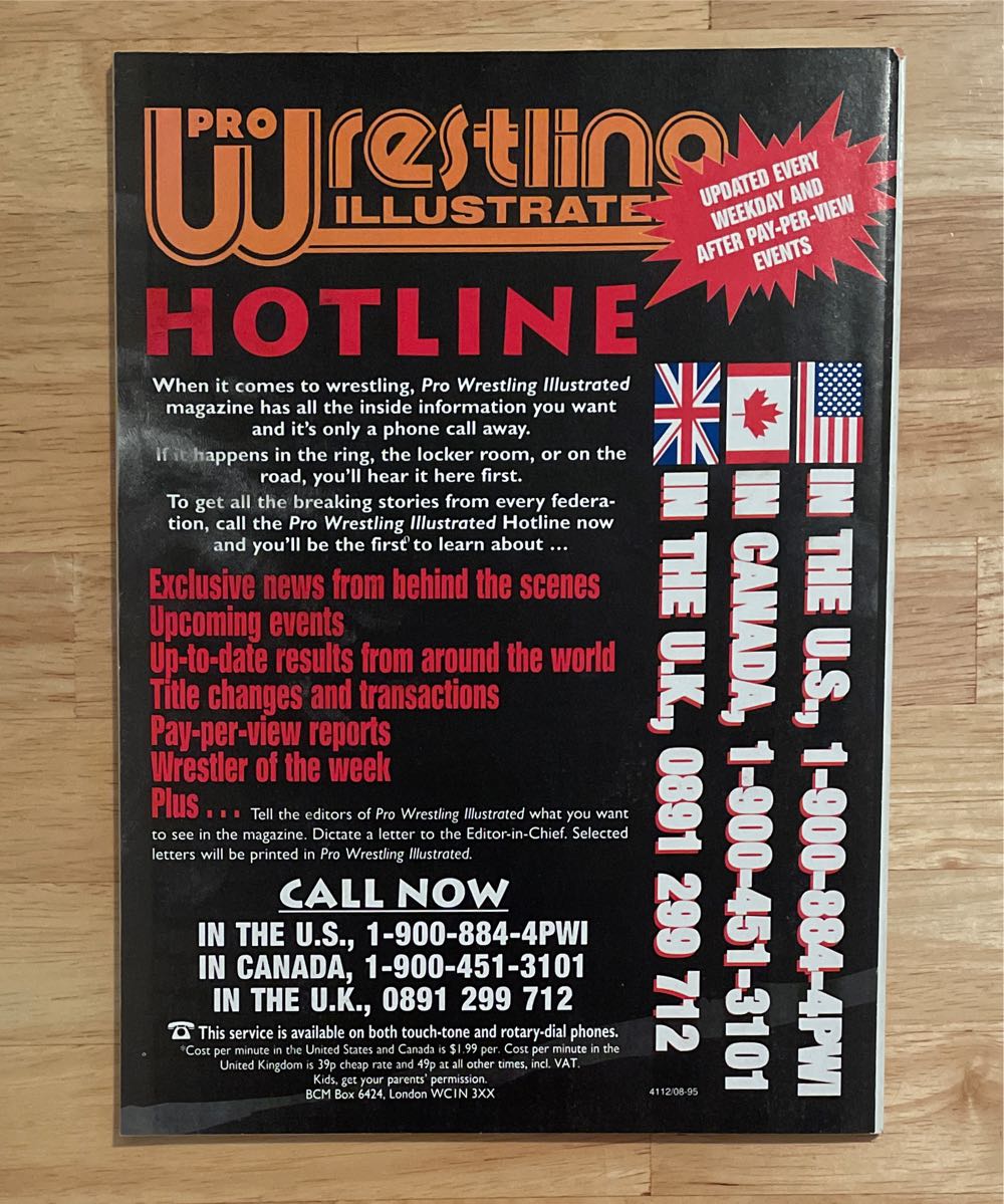 Pro Wrestling Illustrated  (August) magazine collectible [Barcode 07189600388808] - Main Image 2