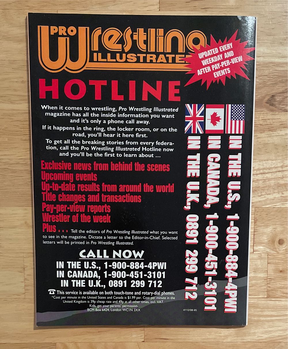 Pro Wrestling Illustrated  (October) magazine collectible [Barcode 07189600388810] - Main Image 2