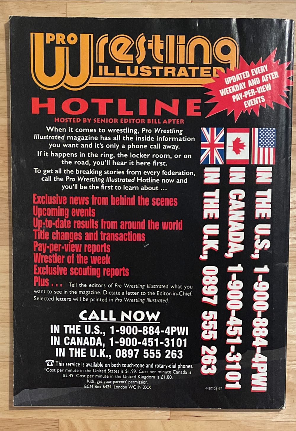 Pro Wrestling Illustrated  (May) magazine collectible [Barcode 08704000007805] - Main Image 2