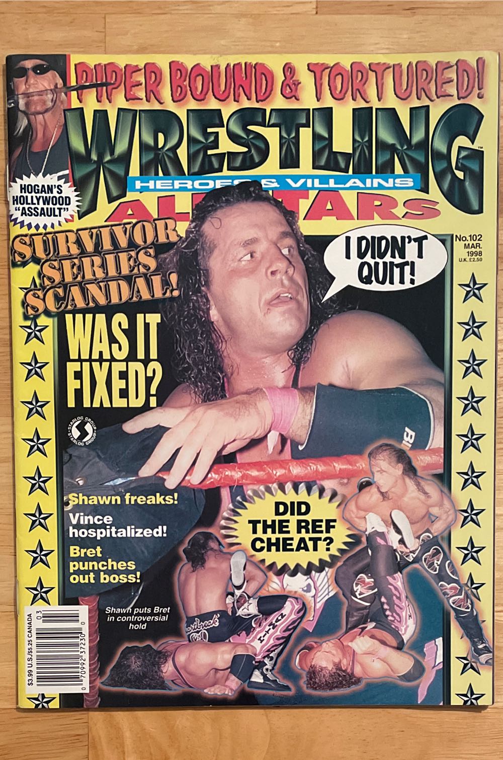 Wrestling Allstars: Heroes & Villains  (March) magazine collectible [Barcode 07099237230003] - Main Image 1