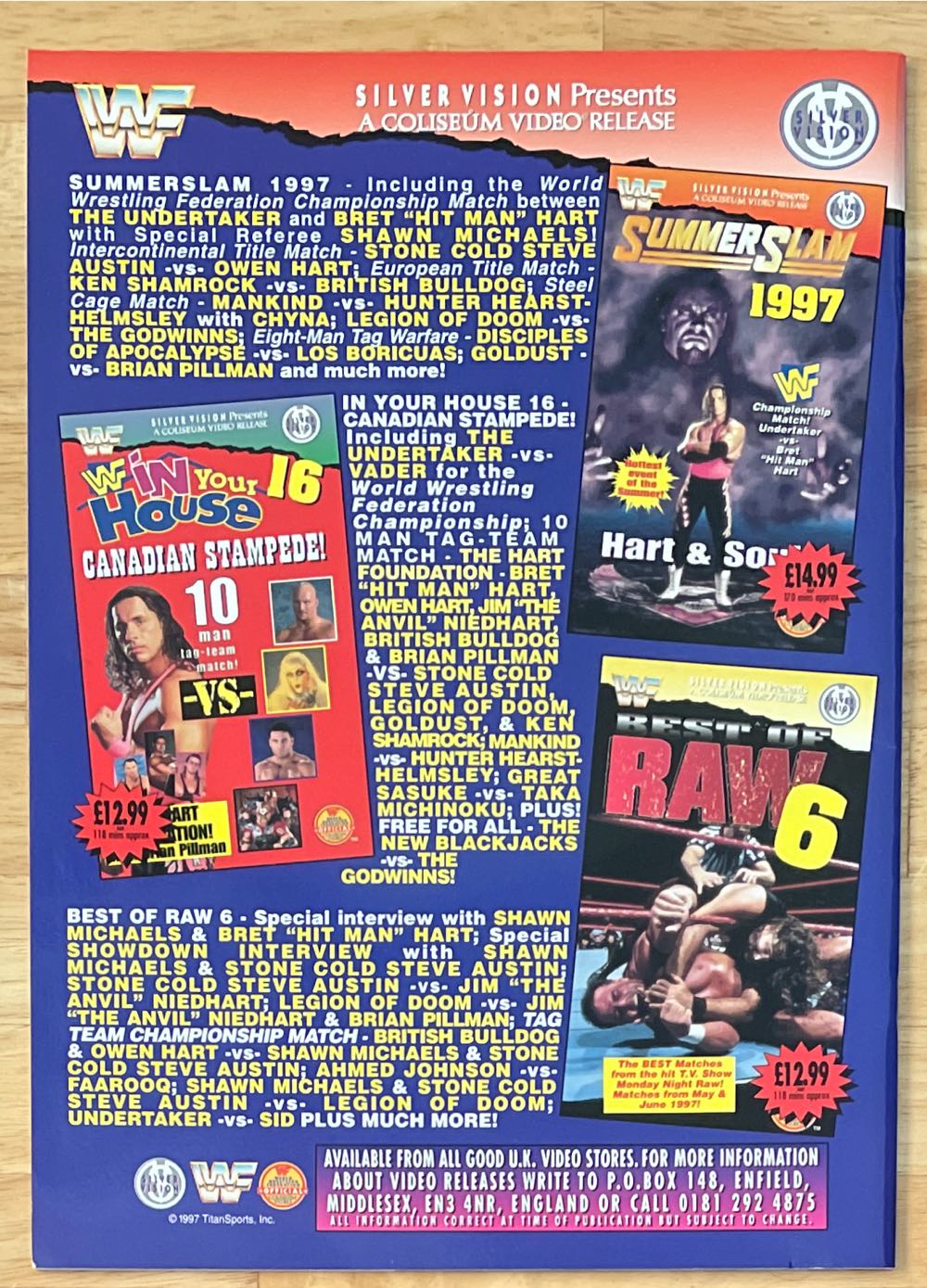WWF One Night Only  (September) magazine collectible - Main Image 2
