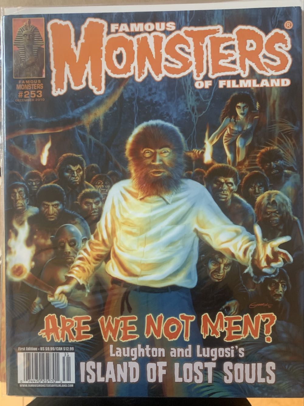 Famous Monsters Of Filmland  (October) magazine collectible [Barcode 07447025970131] - Main Image 2