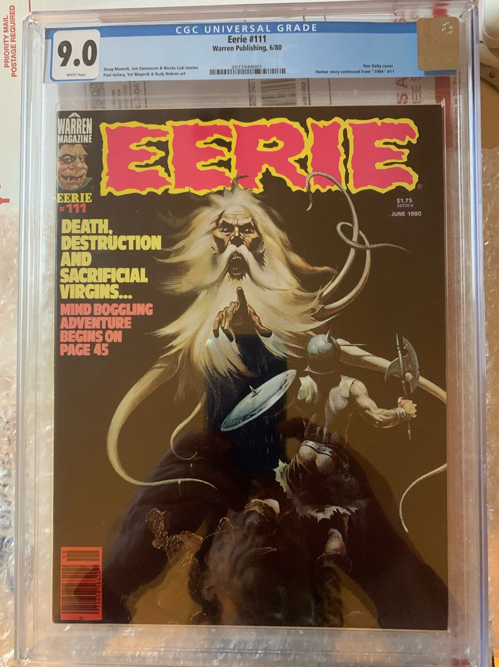 Eerie CGC 20774744001 9.0  (June) magazine collectible - Main Image 2