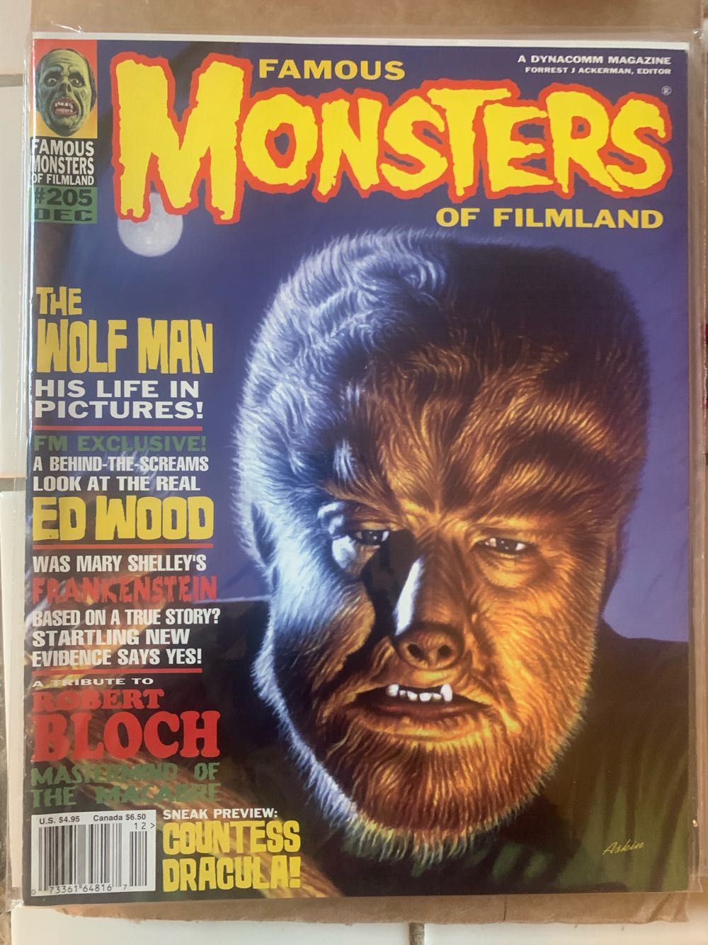 Famous Monsters Of Filmland  (December) magazine collectible - Main Image 4