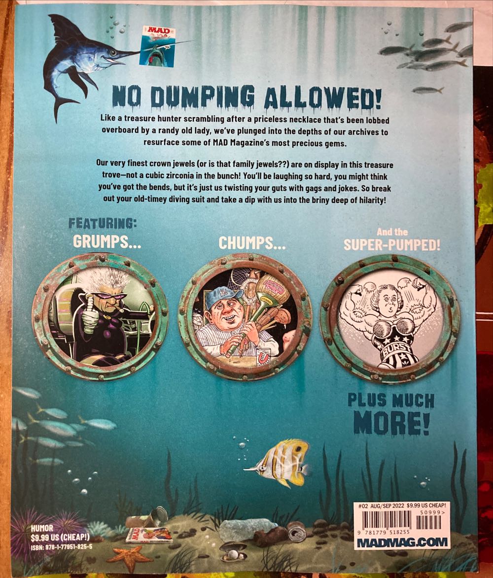 Mad Treasure Trove of Trash  (August) magazine collectible [Barcode 978177951825550999] - Main Image 2