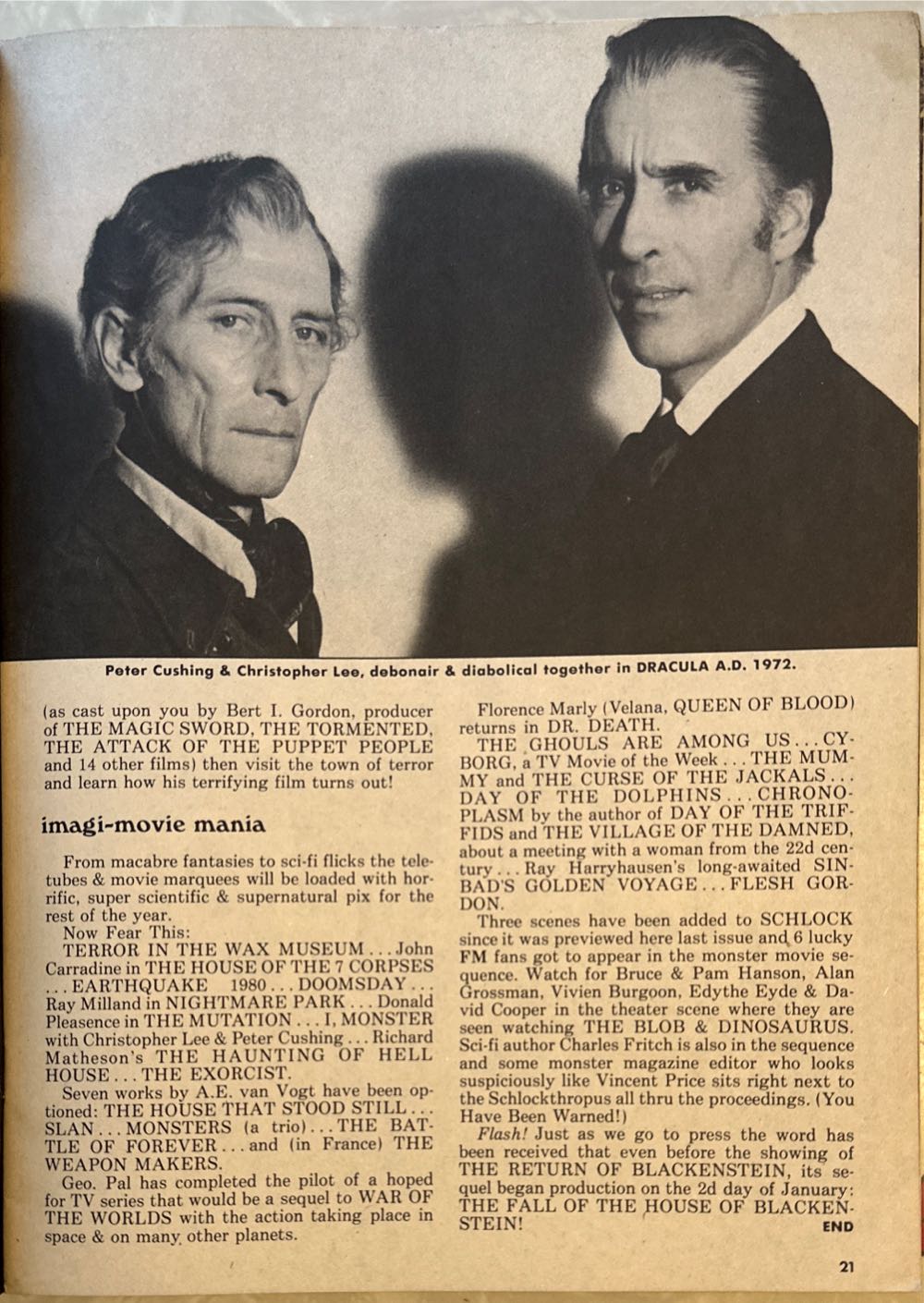 Famous Monsters Of Filmland (April) magazine collectible - Main Image 4
