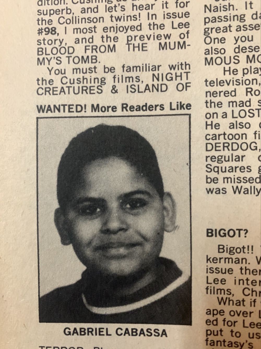 Famous Monsters Of Filmland  (October) magazine collectible - Main Image 2