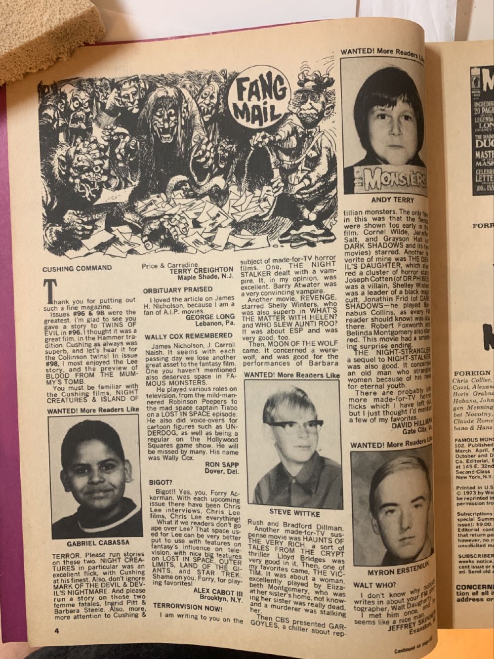 Famous Monsters Of Filmland  (October) magazine collectible - Main Image 3