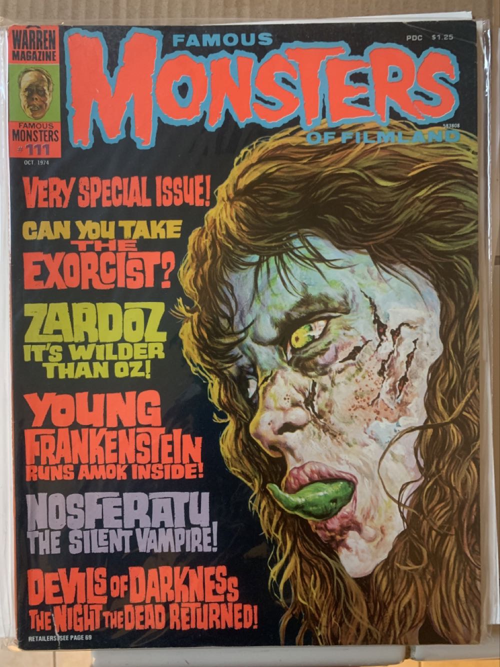 Famous Monsters Of Filmland  (October) magazine collectible - Main Image 1