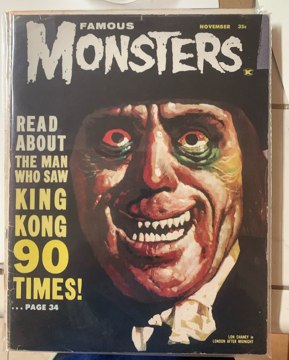 Famous Monsters Of Filmland  (November) magazine collectible - Main Image 2