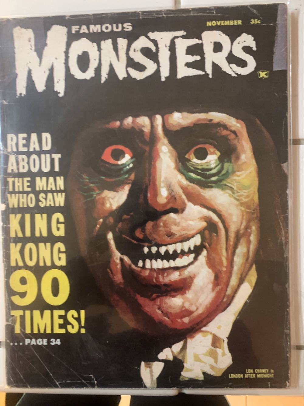 Famous Monsters Of Filmland  (November) magazine collectible - Main Image 3