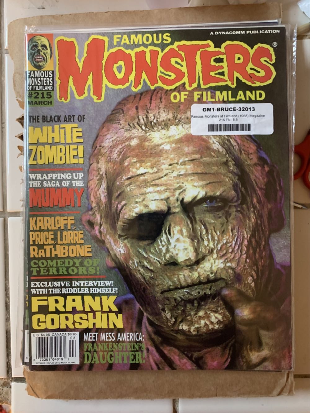 Famous Monsters Of Filmland  (March) magazine collectible [Barcode 07336164816703] - Main Image 2