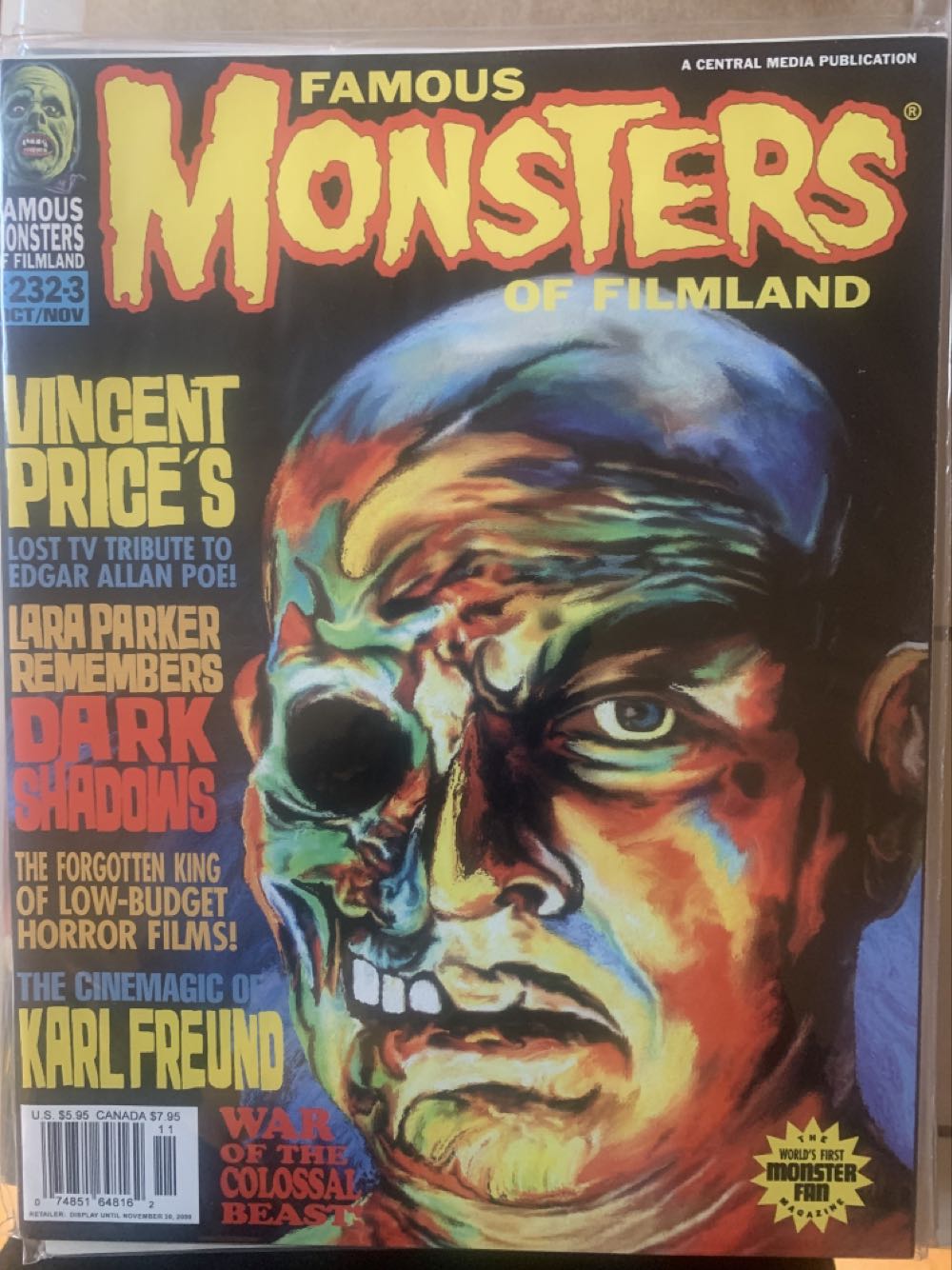 Famous Monsters Of Filmland  (November) magazine collectible [Barcode 074851648162] - Main Image 2
