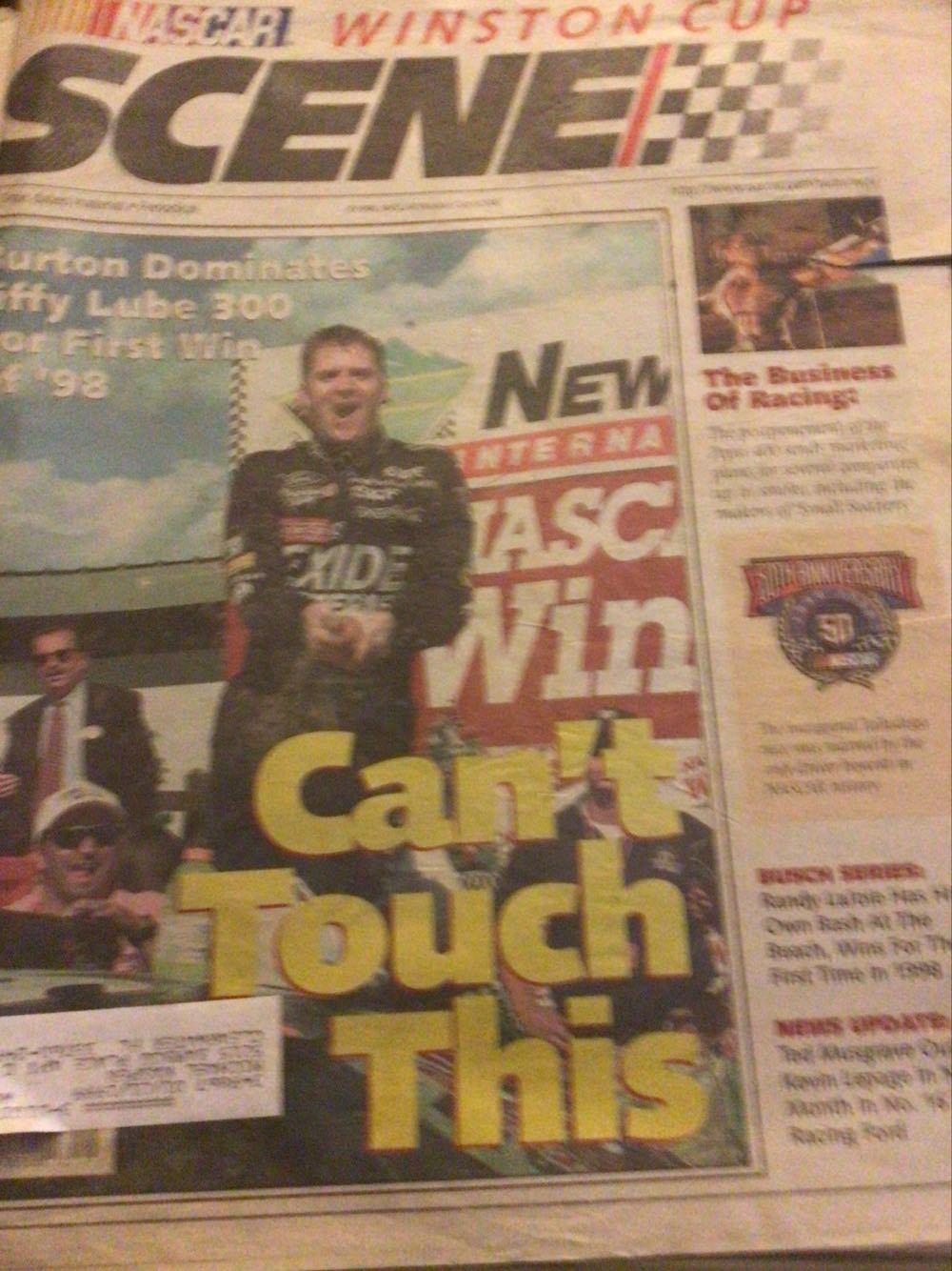 NASCAR Winston Cup Scene  (July) magazine collectible [Barcode 07447076150129] - Main Image 1