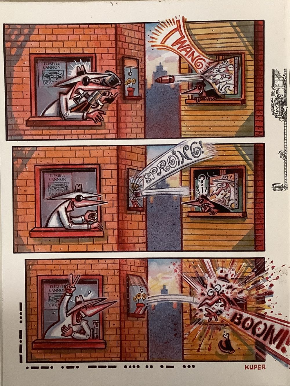 Mad Magazine Spy V’s Spy  (April) magazine collectible [Barcode 978725523245501] - Main Image 2