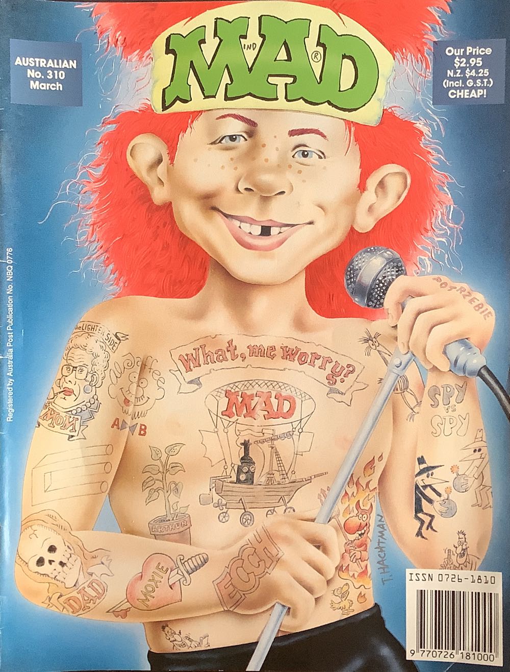 Australian Mad Magazine  (March) magazine collectible [Barcode 9770726181000] - Main Image 1