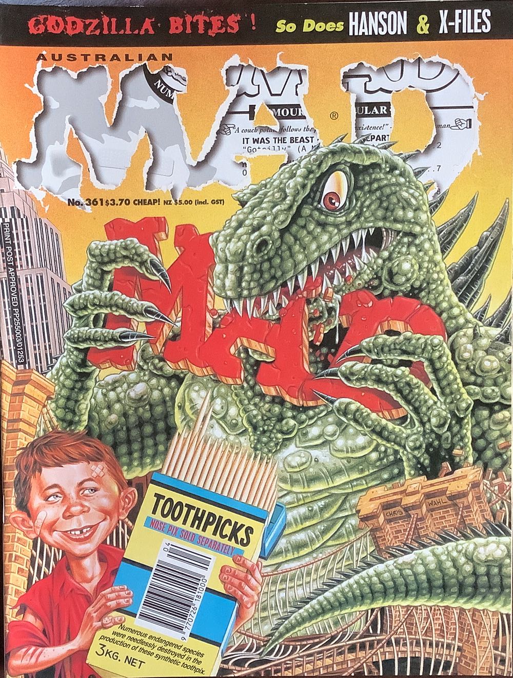 Australian Mad Magazine  (March) magazine collectible [Barcode 977072618100004] - Main Image 1