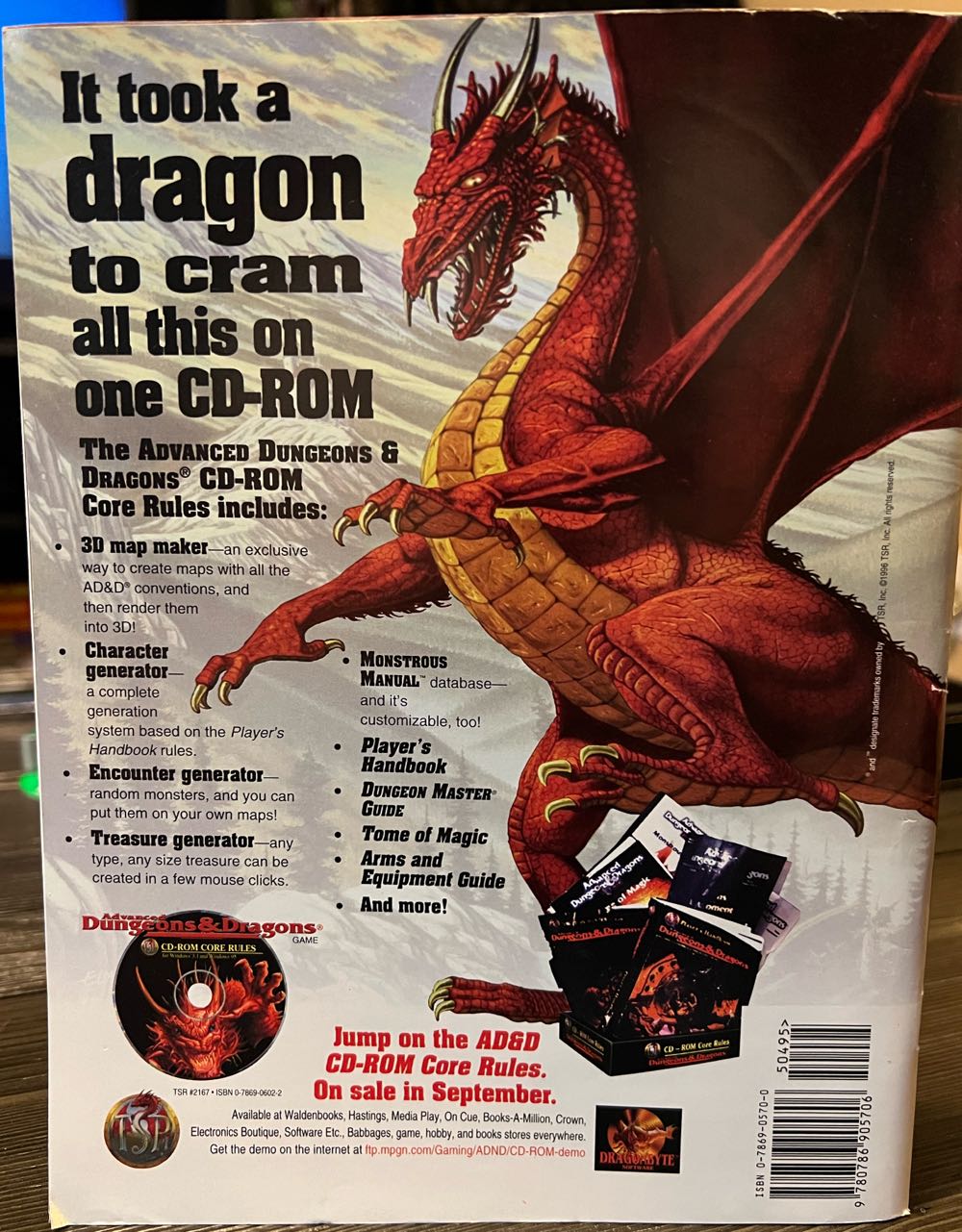 Dungeon: Adventures For TSR Role-Playing Games  (September) magazine collectible [Barcode 978078690570650495] - Main Image 2