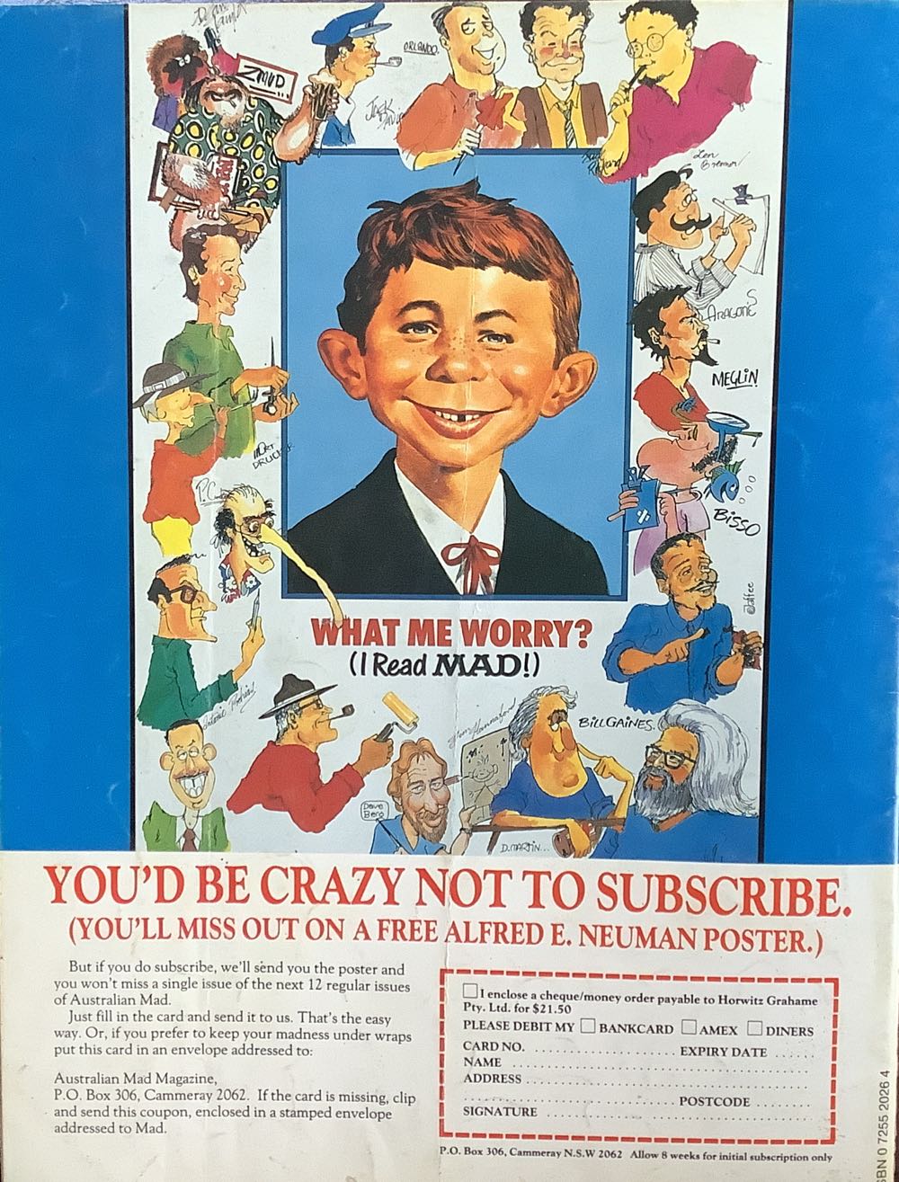 Australian Mad Magazine  (November) magazine collectible - Main Image 2