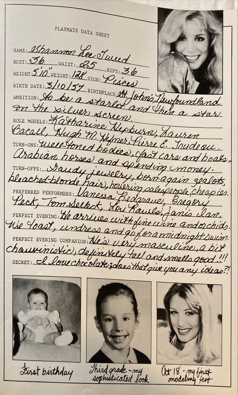 Playboy 1981 November  (November) magazine collectible - Main Image 2