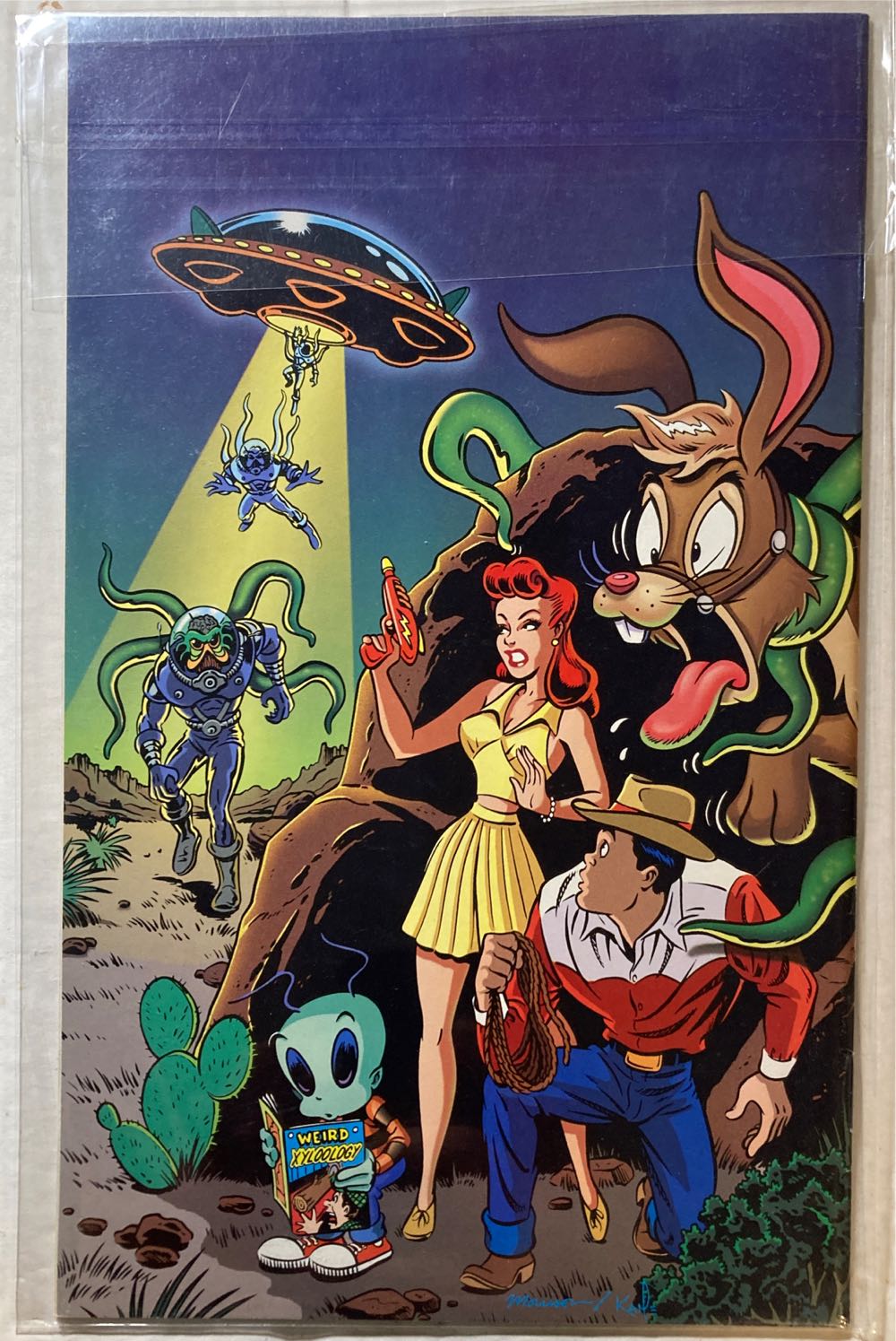 Roswell Little Green Man  magazine collectible - Main Image 2