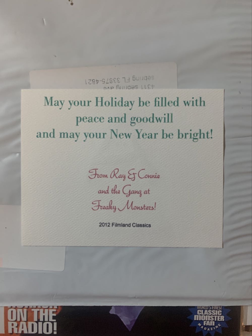 Freaky Monsters Magazine  magazine collectible - Main Image 2