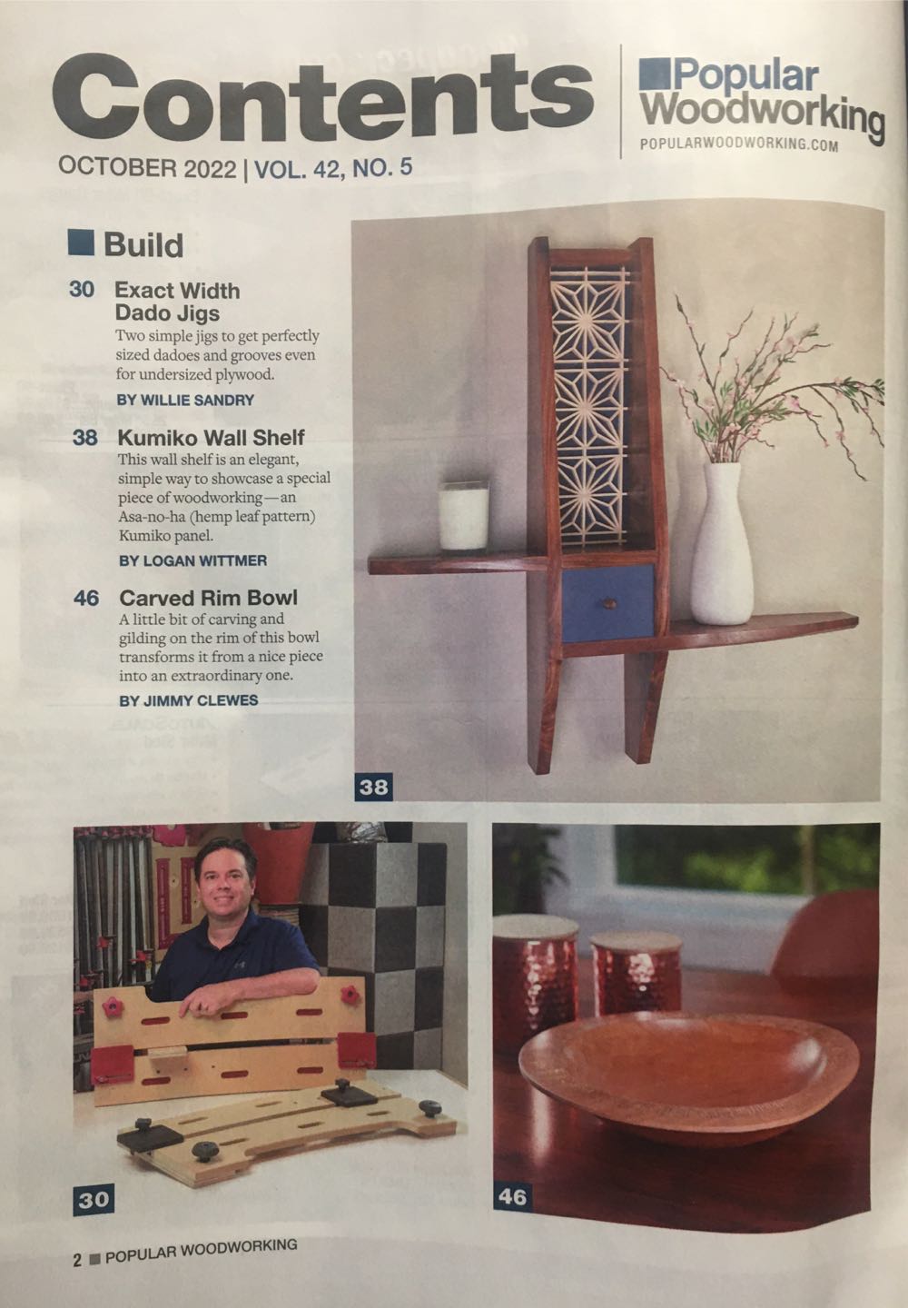 Popular Woodworking  (October) magazine collectible - Main Image 2