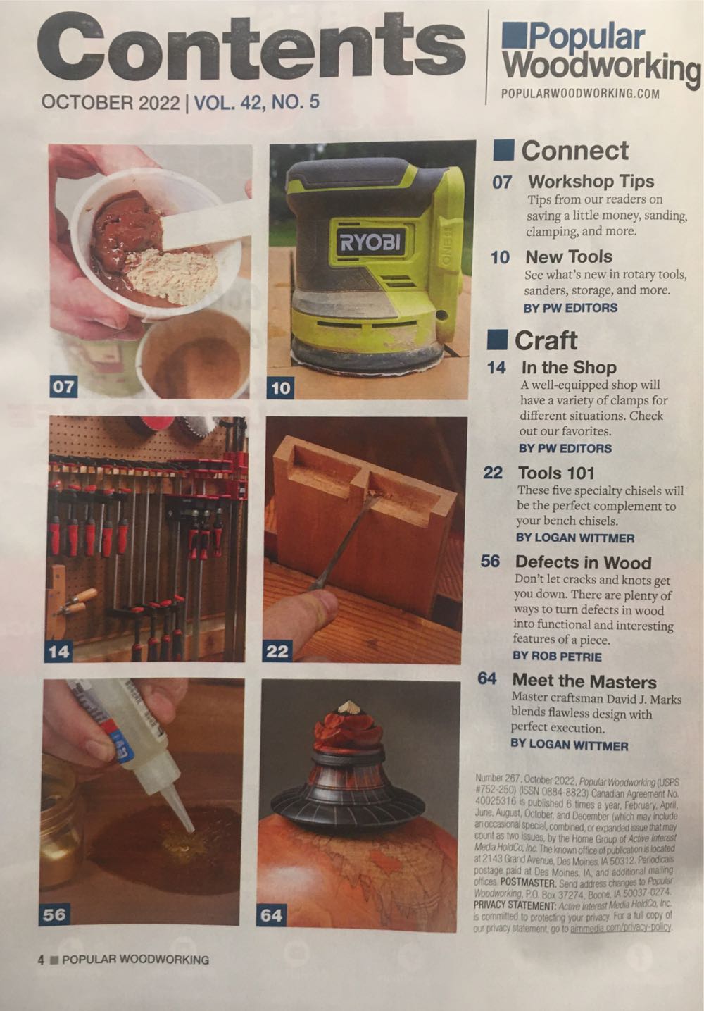 Popular Woodworking  (October) magazine collectible - Main Image 3