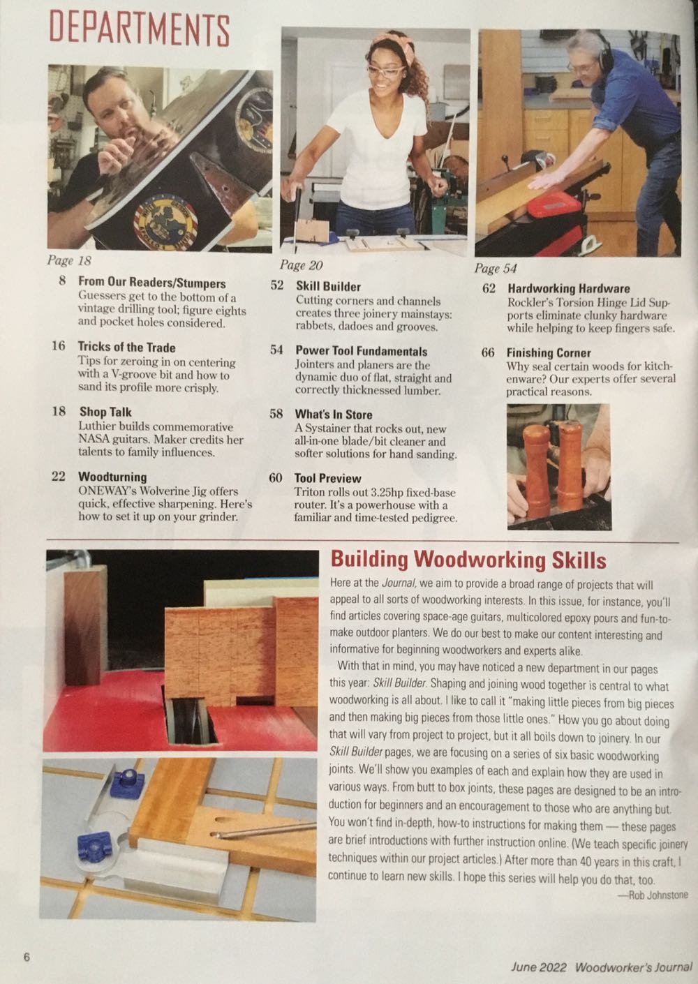 Woodworker’s Journal  (June) magazine collectible [Barcode 733175609975] - Main Image 3