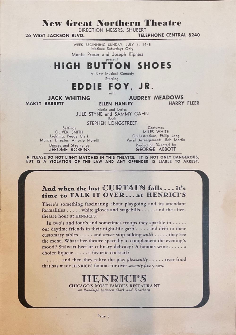 High Button Shoes  (July) magazine collectible - Main Image 2