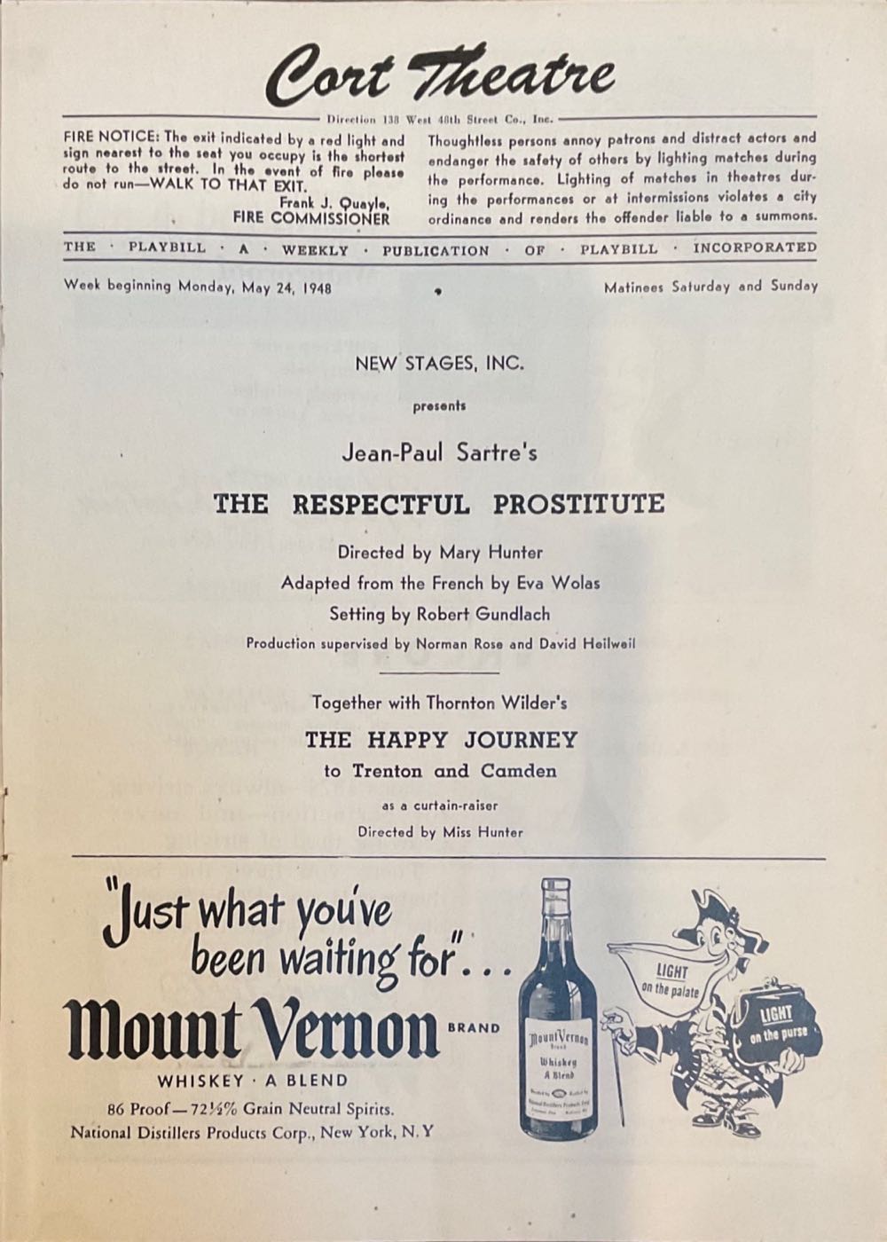 The Respectful Prostitute  (May) magazine collectible - Main Image 2