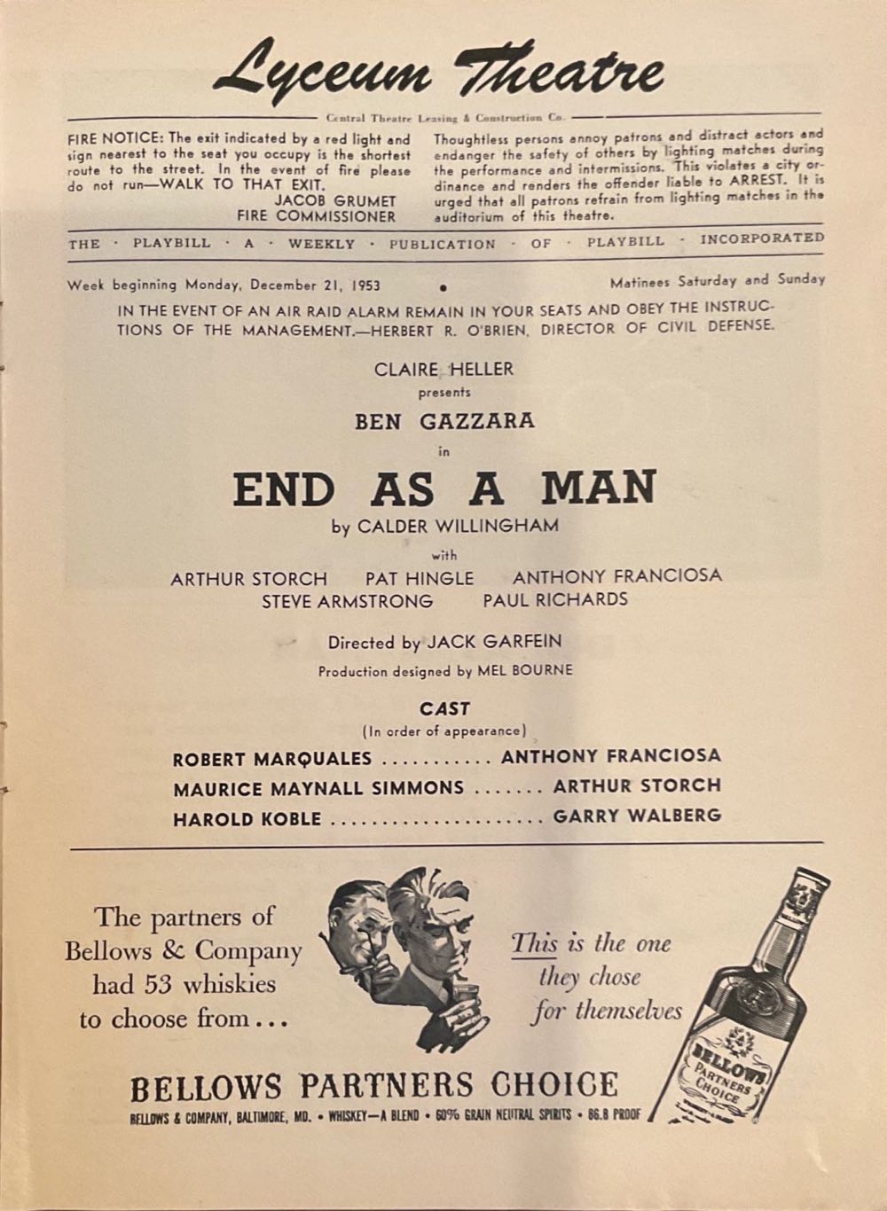 End as a Man  (December) magazine collectible - Main Image 2