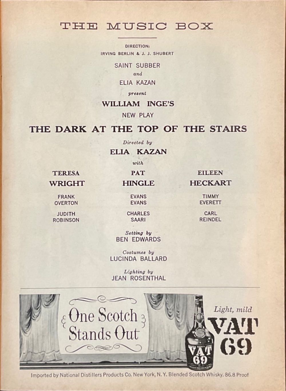 The Dark at the Top of the Stairs  (October) magazine collectible - Main Image 2