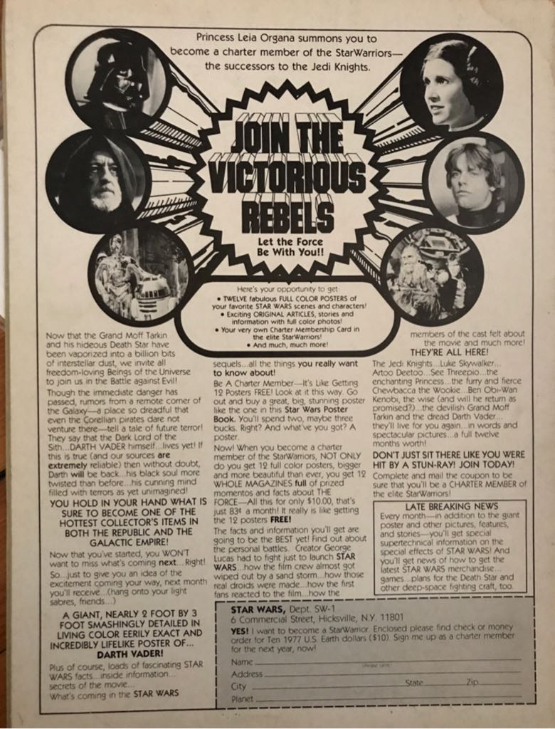 Official Poster Monthly #1  magazine collectible - Main Image 2