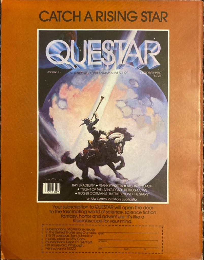 Questar 9  (October) magazine collectible - Main Image 2