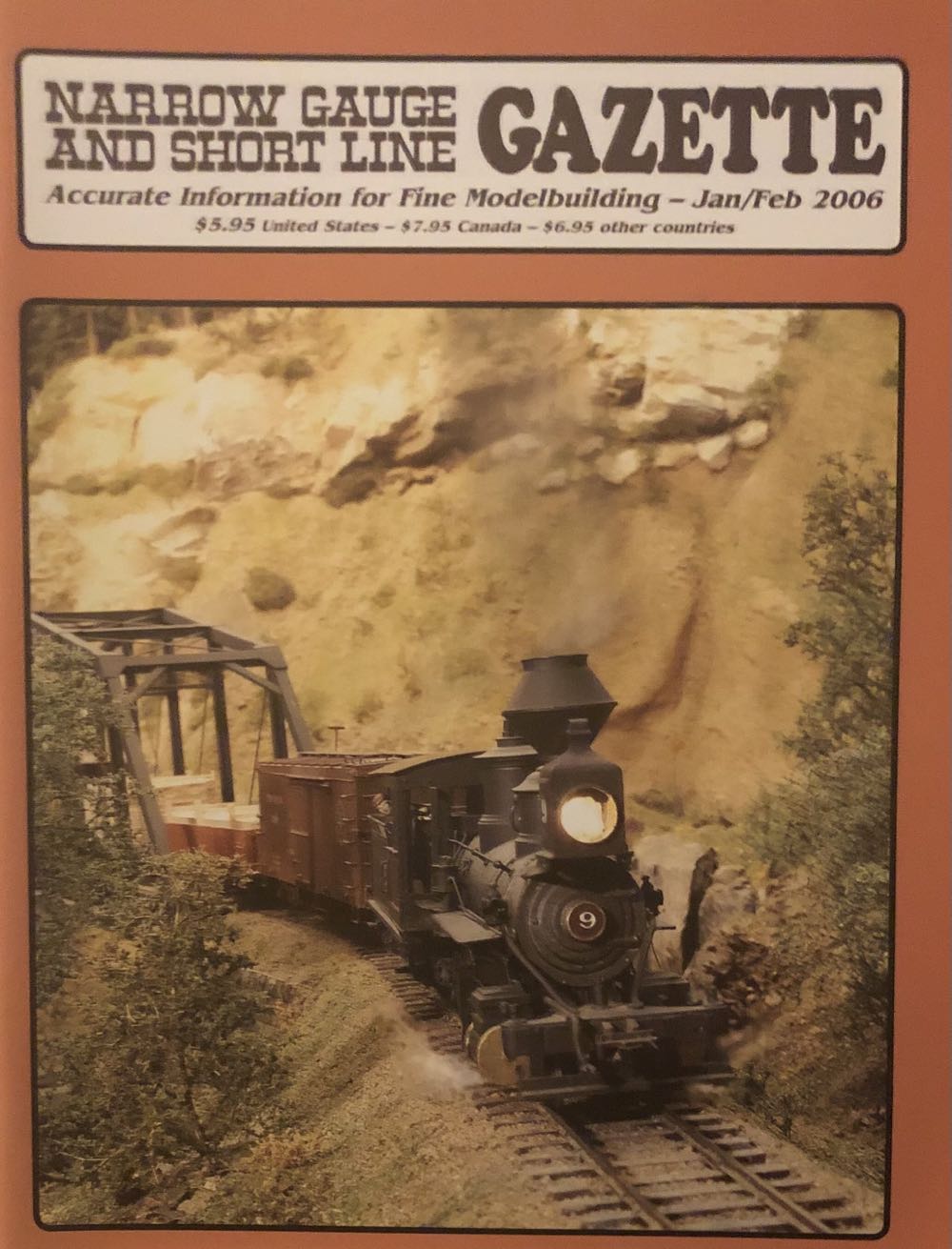 Narrow Gauge Gazette  (February) magazine collectible - Main Image 1