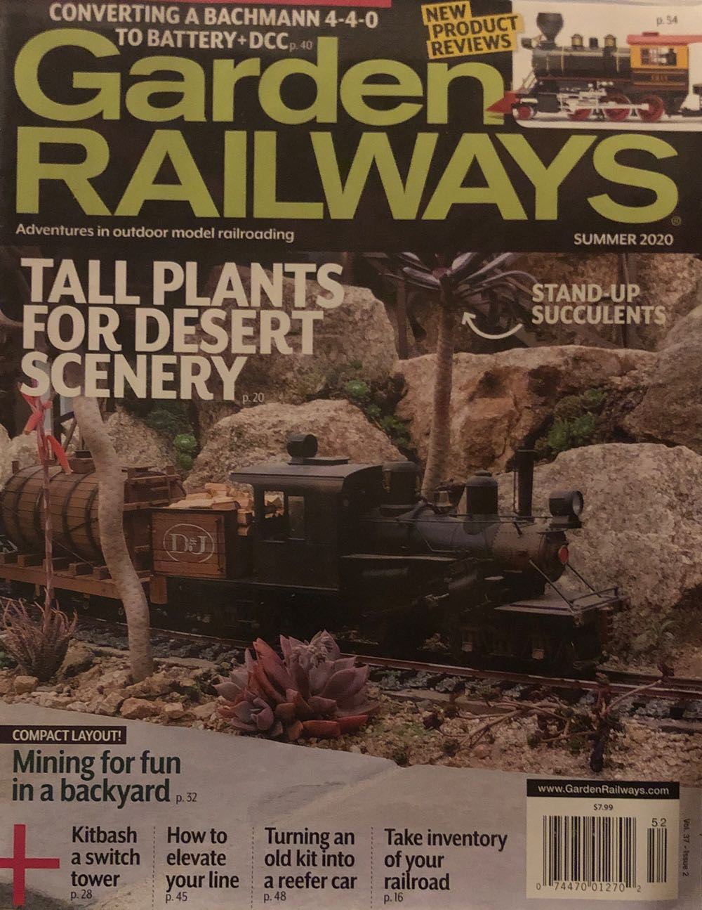 Garden Railways  (June) magazine collectible [Barcode 07447001270252] - Main Image 1