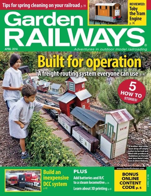 Garden Railways  (April) magazine collectible - Main Image 1