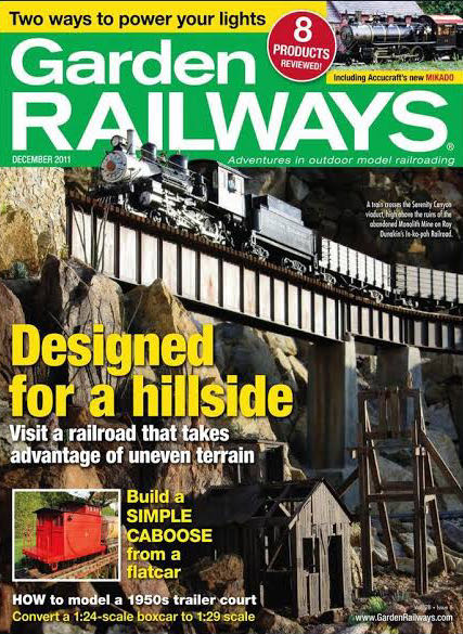Garden Railways  (December) magazine collectible - Main Image 1