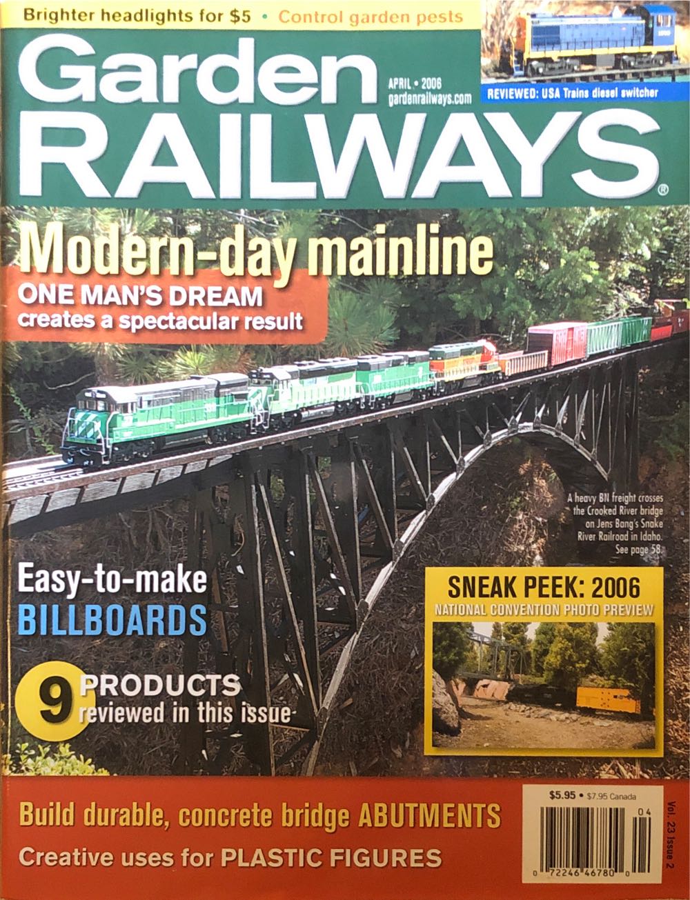 Garden Railways  (April) magazine collectible - Main Image 1